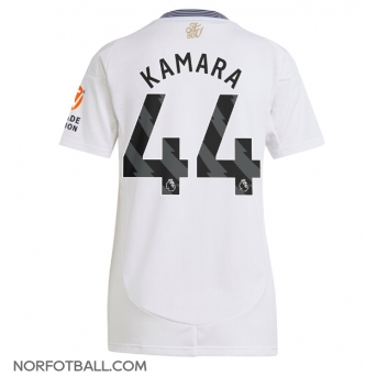 Billige Fotballdrakt Aston Villa Boubacar Kamara #44 Replika Bortedrakt Dame 2024-25 Kortermet